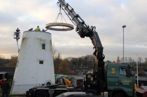 Plaatsen onderring en ophekken roeden